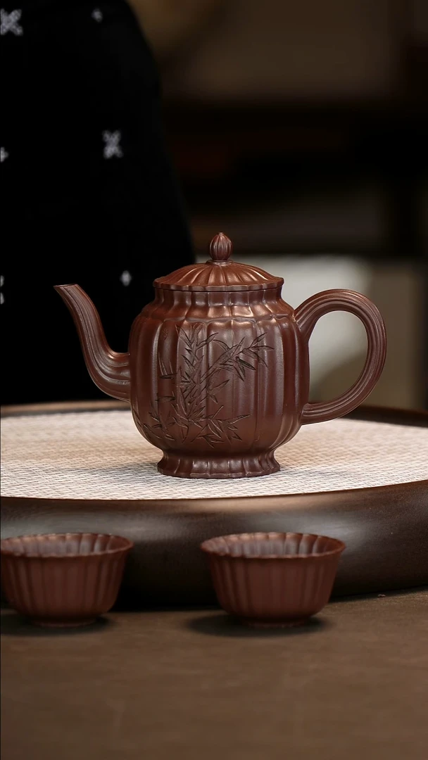 紫砂茶具【李霓】老紫泥 南州高士套组 450cc