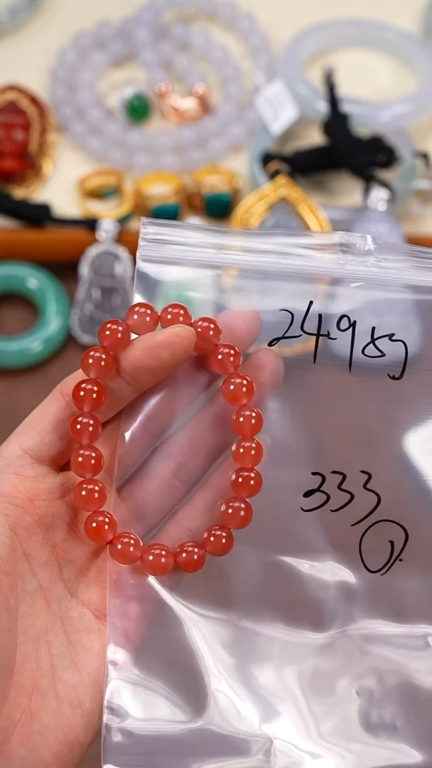 未镶嵌手串南红玛瑙泓*格柒禧文玩回血好物
