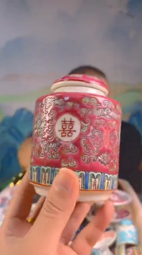 摆件景德镇陶瓷青花摆件8