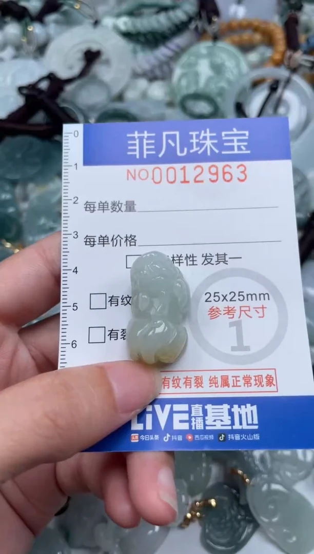 颈饰未镶嵌翡翠12963