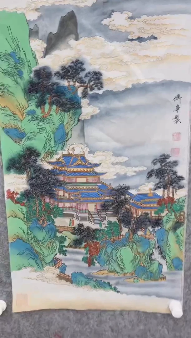 国画张传亭老师的作品3