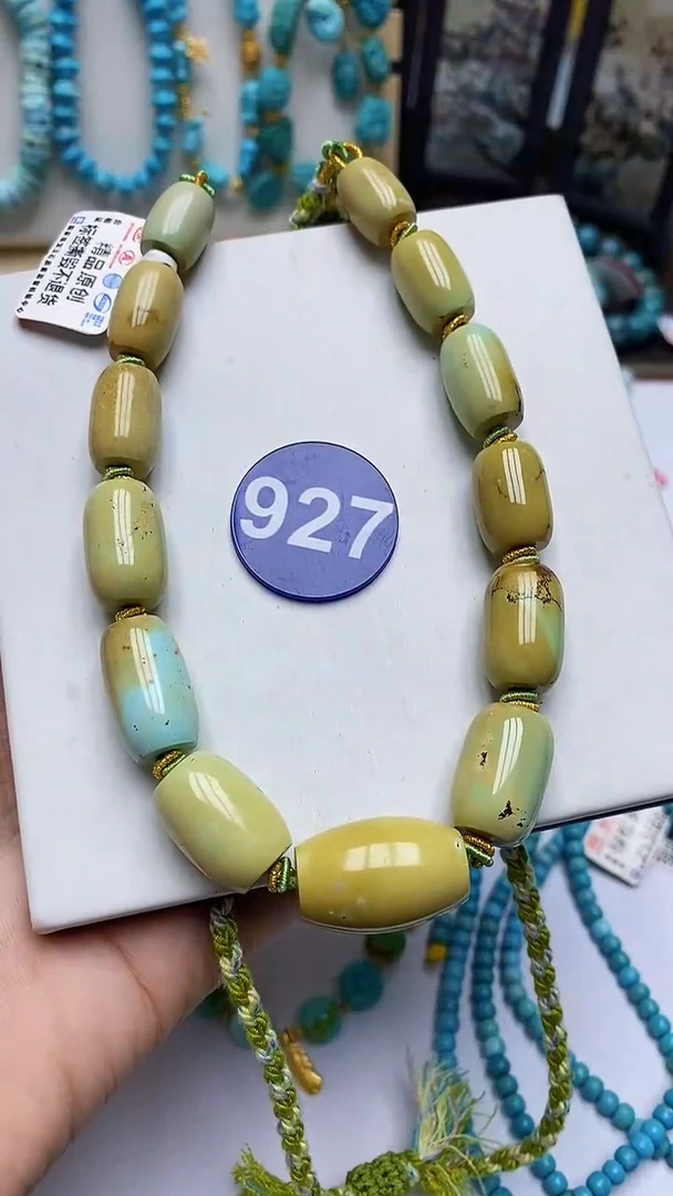 绿松石未镶嵌项链927