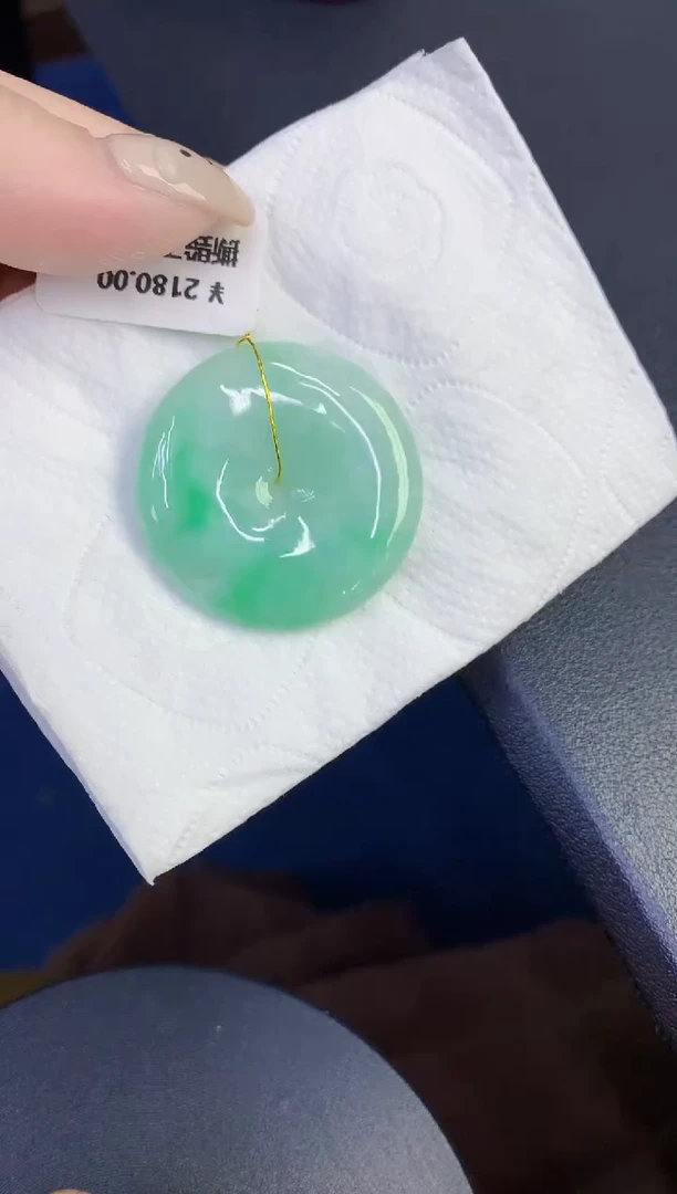 颈饰未镶嵌翡翠缅甸天然翡翠A货