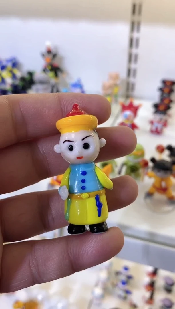 手工艺品琉璃橘****果阿哥
