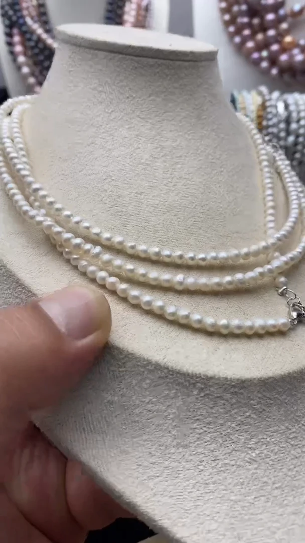 淡水珍珠未镶嵌项链1