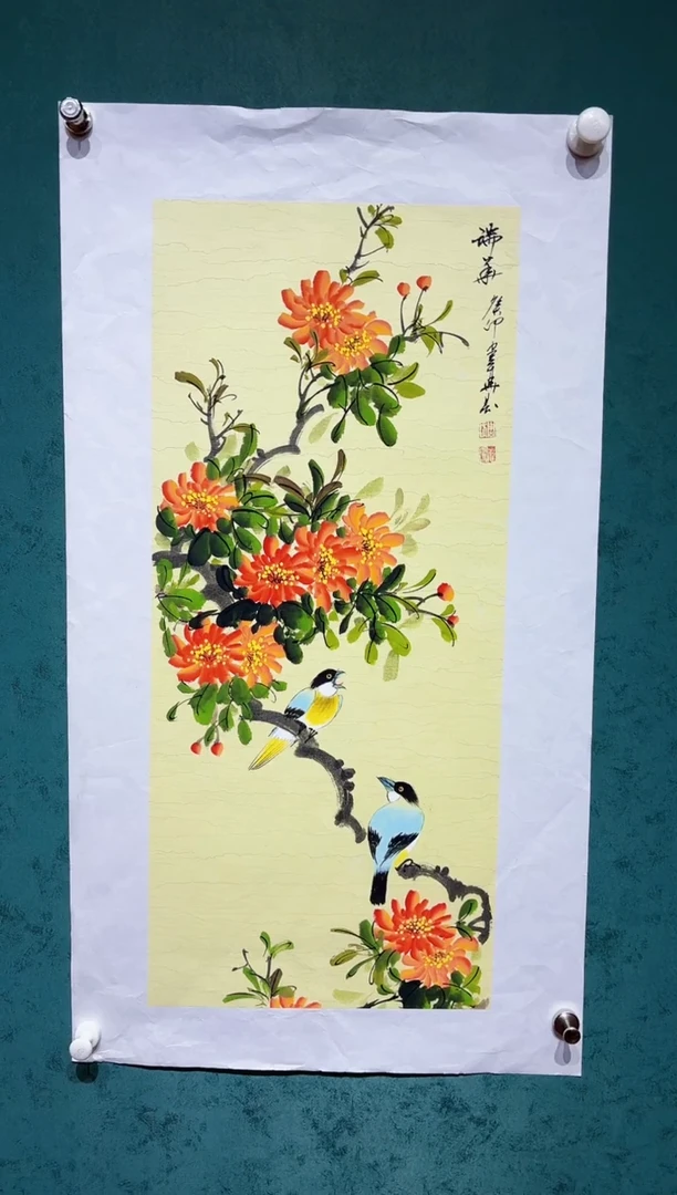 国画周建真老师绘画作品28-4