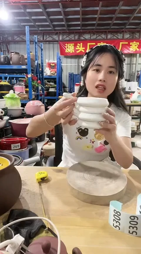 瑕疵白色手把碟4个不可明火