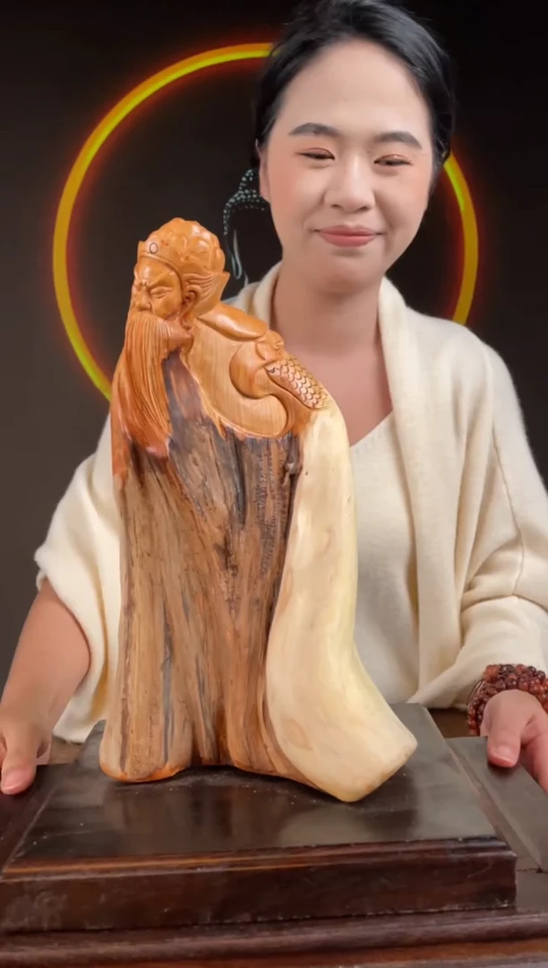 柏木（崖柏）手工摆件,先抢先得! 编号:93