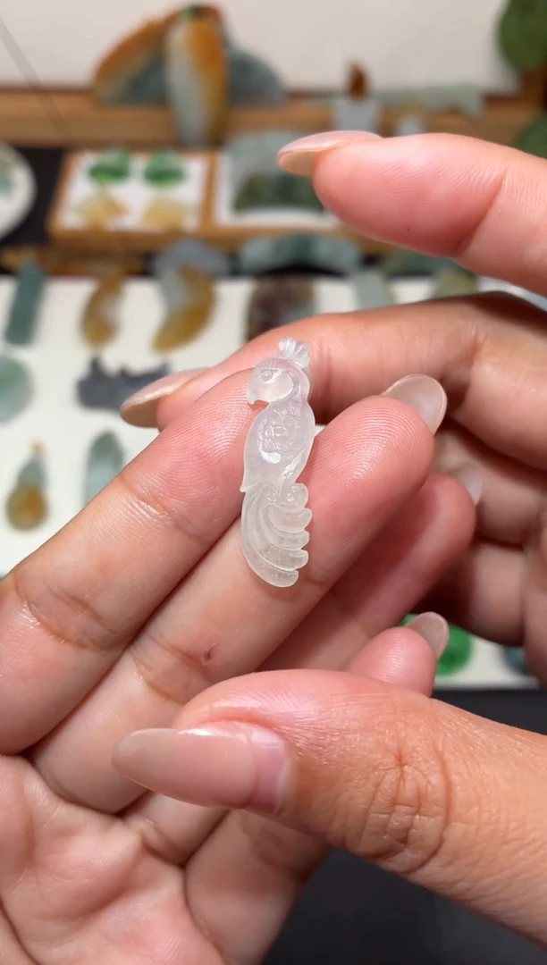 未镶嵌定制翡翠小凤凰