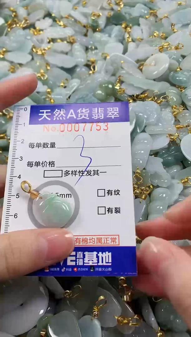 颈饰未镶嵌翡翠天然a货翡翠