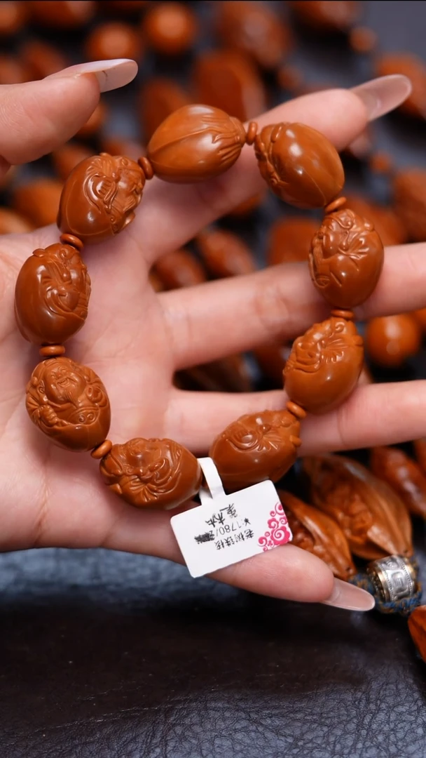 手串/手链橄榄核鲨鱼背财神