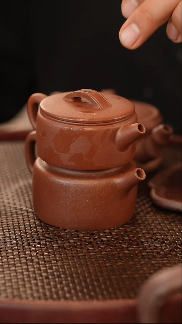茶壶紫砂汉瓦微瑕  紫泥 德钟微瑕  紫泥