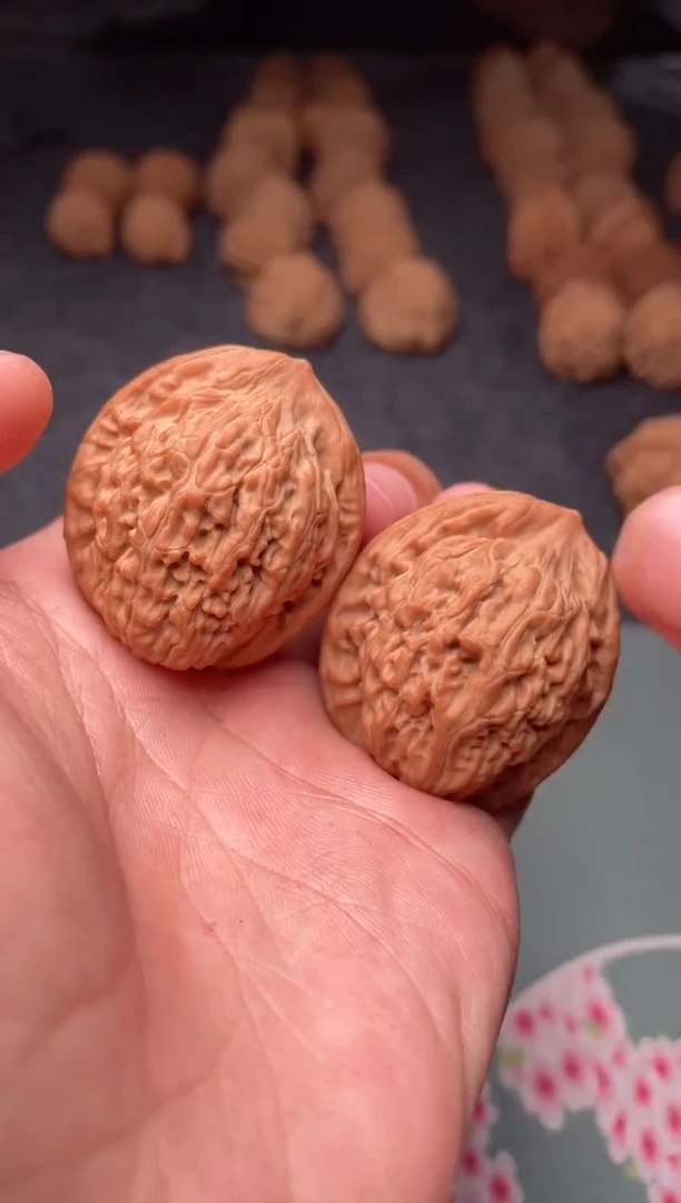 把件文玩核桃a172  莲花   35尺