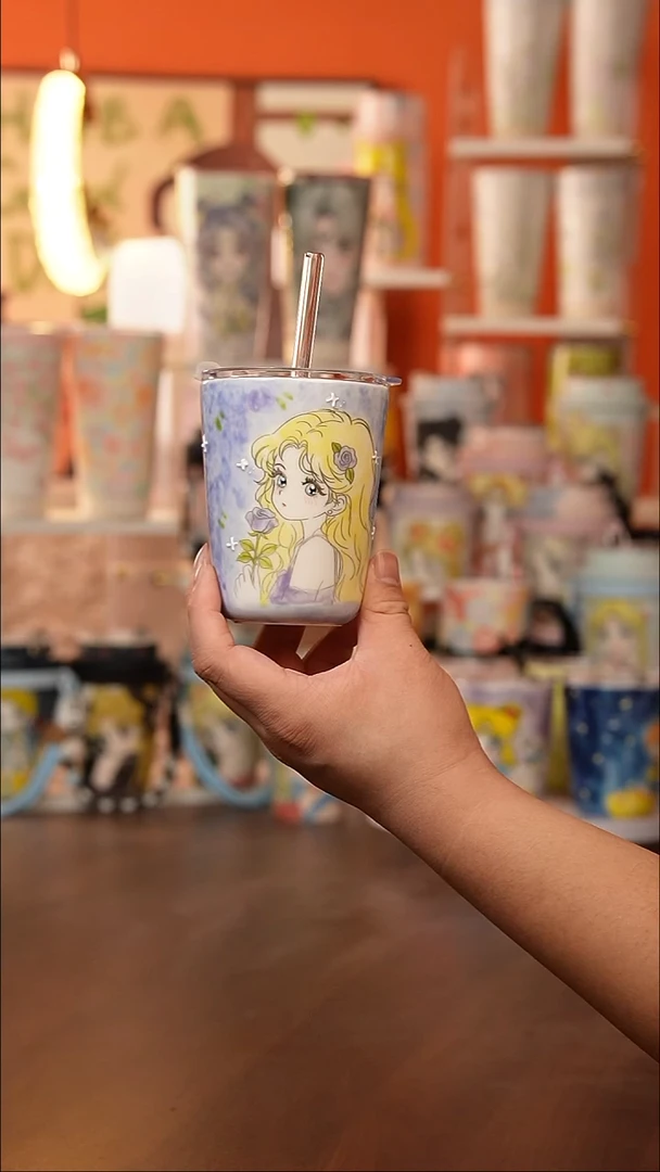 (玉泥）景德镇手工手绘文创陶瓷杯