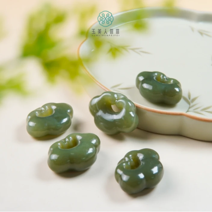 石惑珠宝^和田玉如意锁吊坠约29*21mm-多样性发一