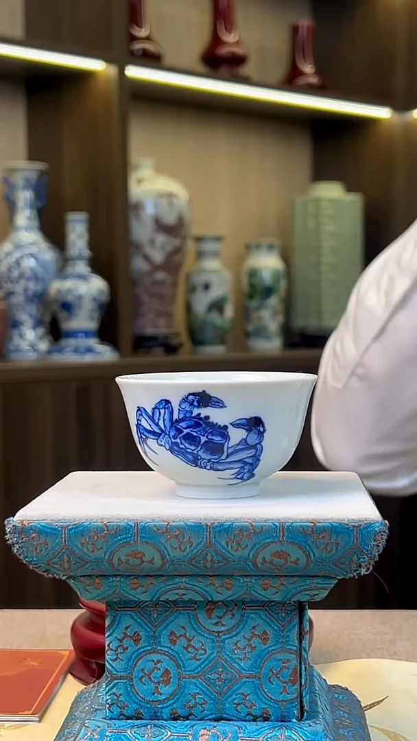 瓷片景德镇毛仔柴窑杯