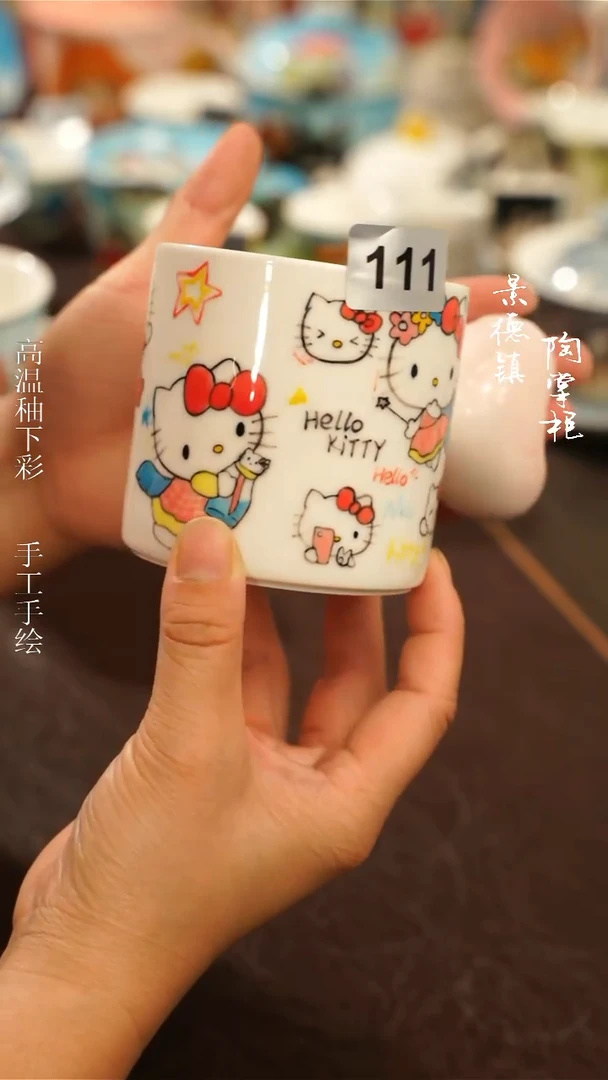 景德镇高温釉下彩纯手工手绘111