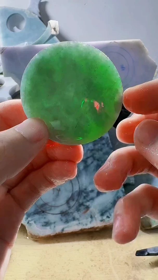 裸石翡翠缅甸翡翠A货文1162