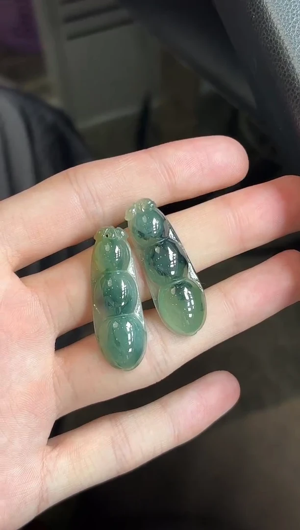 颈饰未镶嵌翡翠豆子多样性发一件