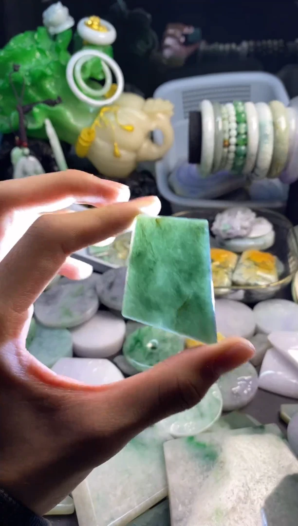 散珠翡翠翡翠A货36