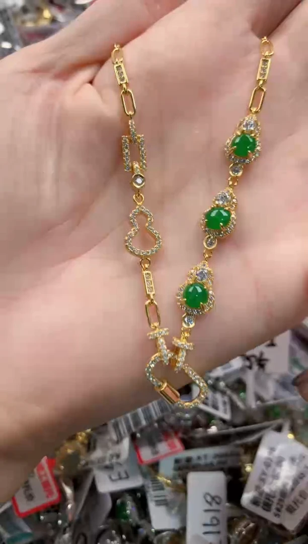 银S925镶嵌戒指翡翠333   1