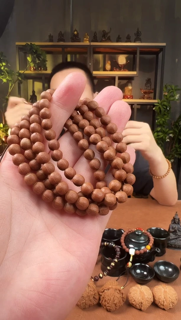 手串五线菩提7+108金五线