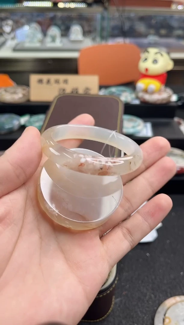 未镶嵌手镯石英质玉53圈口（赠品镯心）6749556