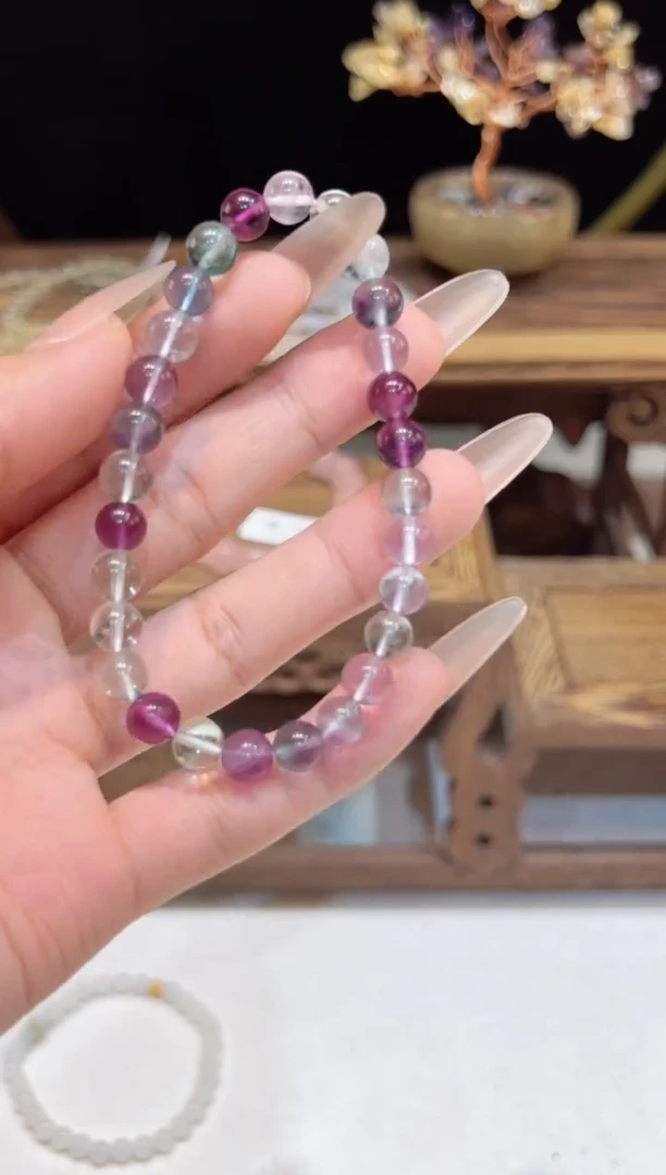 手链未镶嵌萤石@@手饰