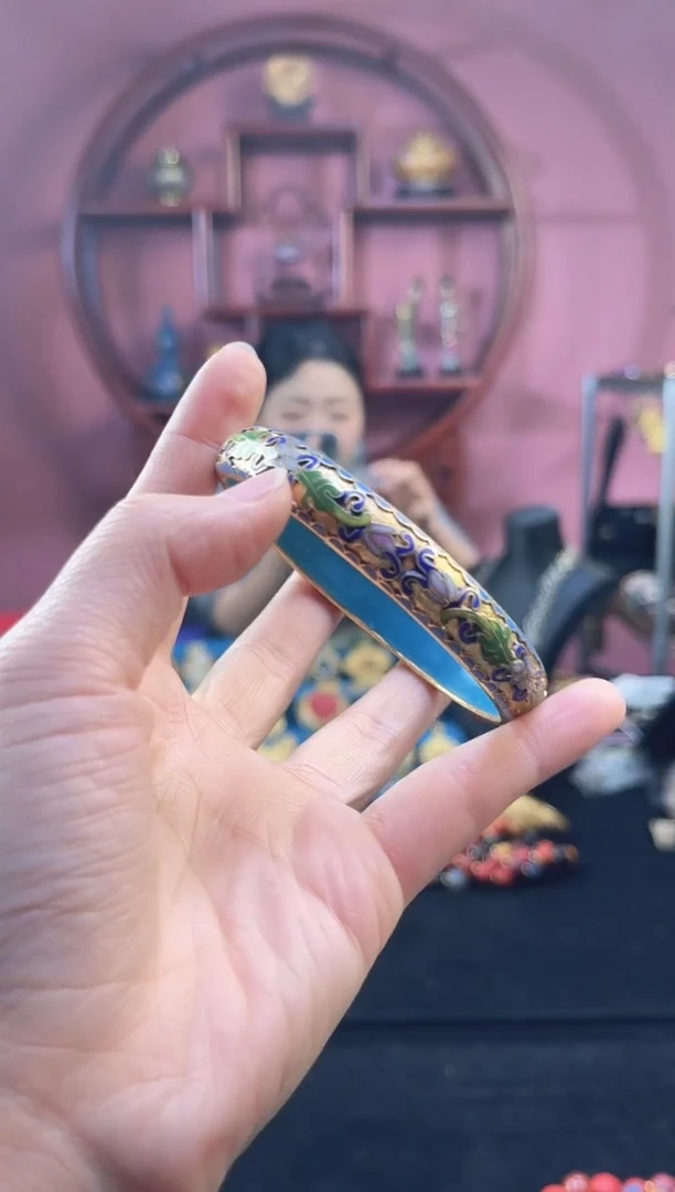 非遗 景泰蓝 金地 手镯 60-65