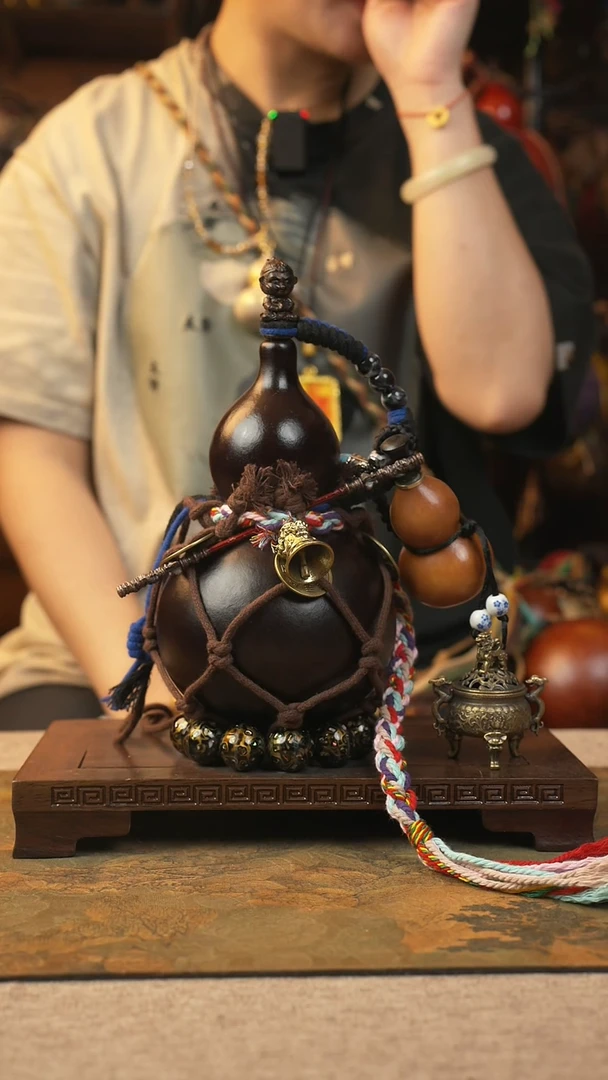228大漆一物一拍记葫堂出品[不带手串】