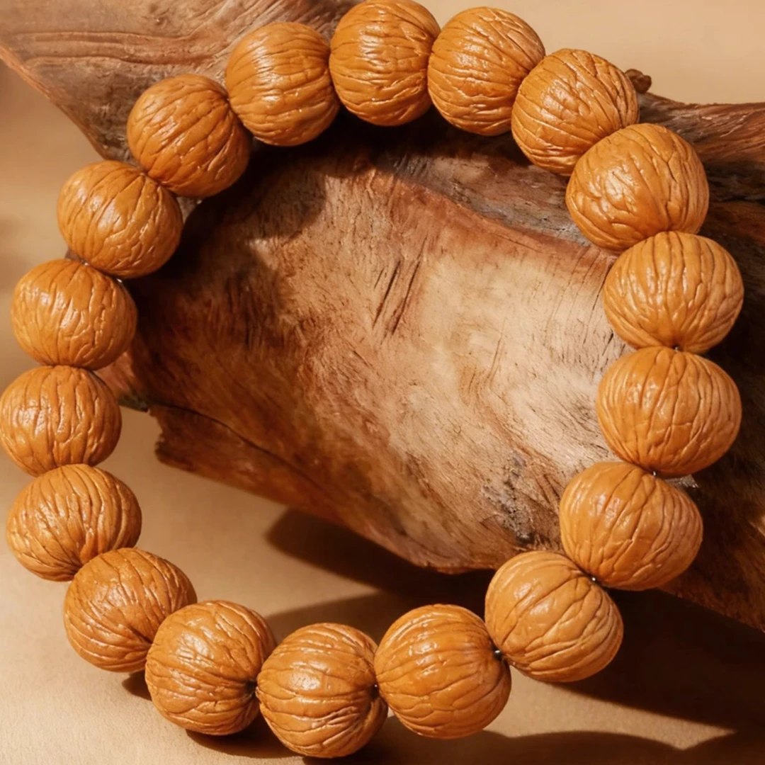 猴头核桃文玩手串土豪原皮原色无修不泡药不上色天然原仔