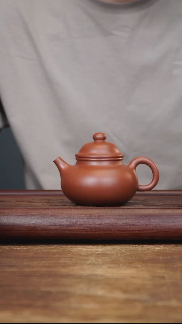茶壶紫砂210ml 全手容天 家藏清水泥