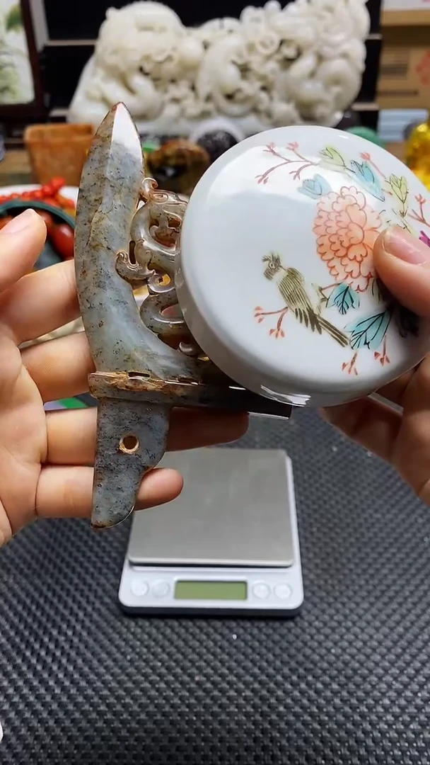 【闪购商品】瓷片瓷片瓷器 摆件1个