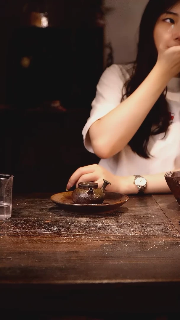 100cc 纯手工原矿柴烧泡茶壶