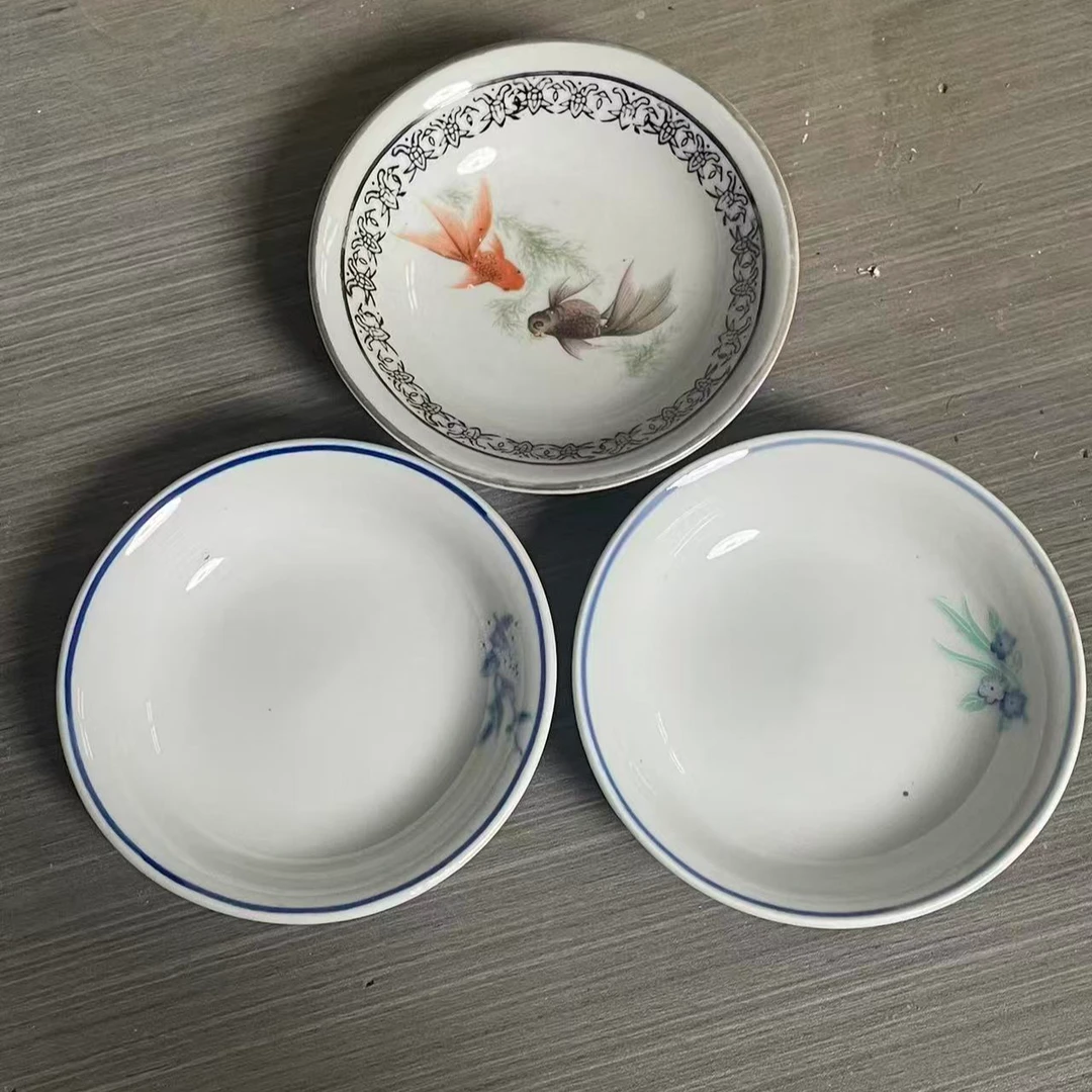 景德镇陶瓷味碟摆件（结缘三个）