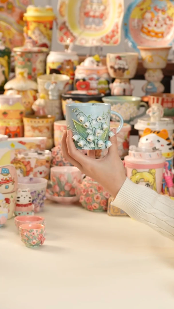 其他陶景德镇釉下彩手绘设计师款陶瓷