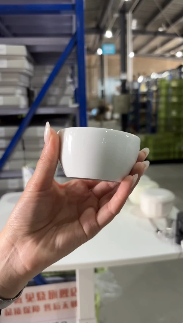 玻璃纸白山エスライン8cmボール（白磁）