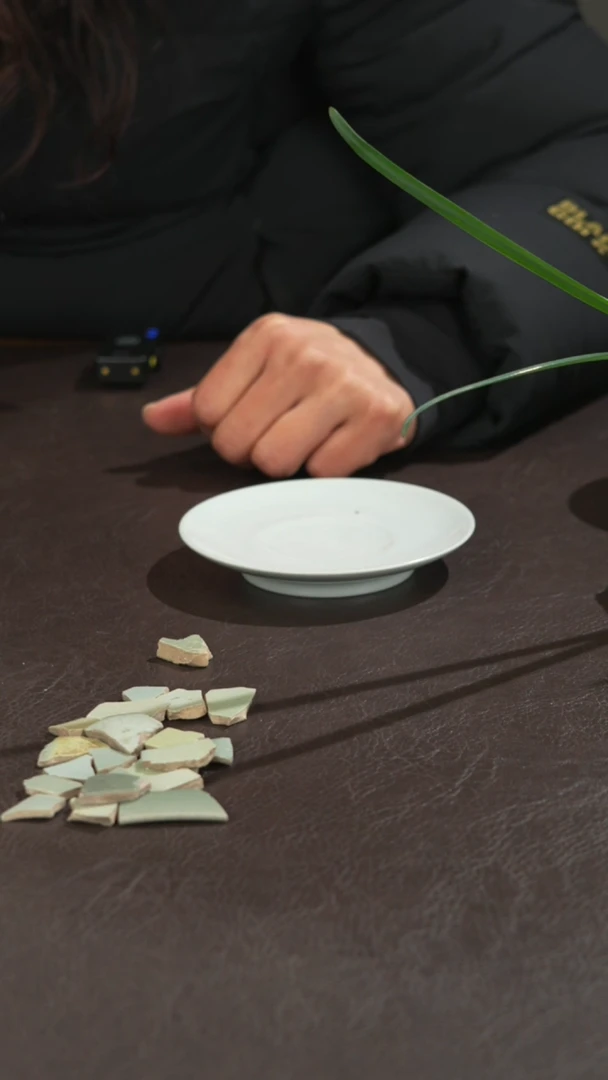 瓷大*瓷 宣宝汝瓷原矿原釉手工作品瑕疵