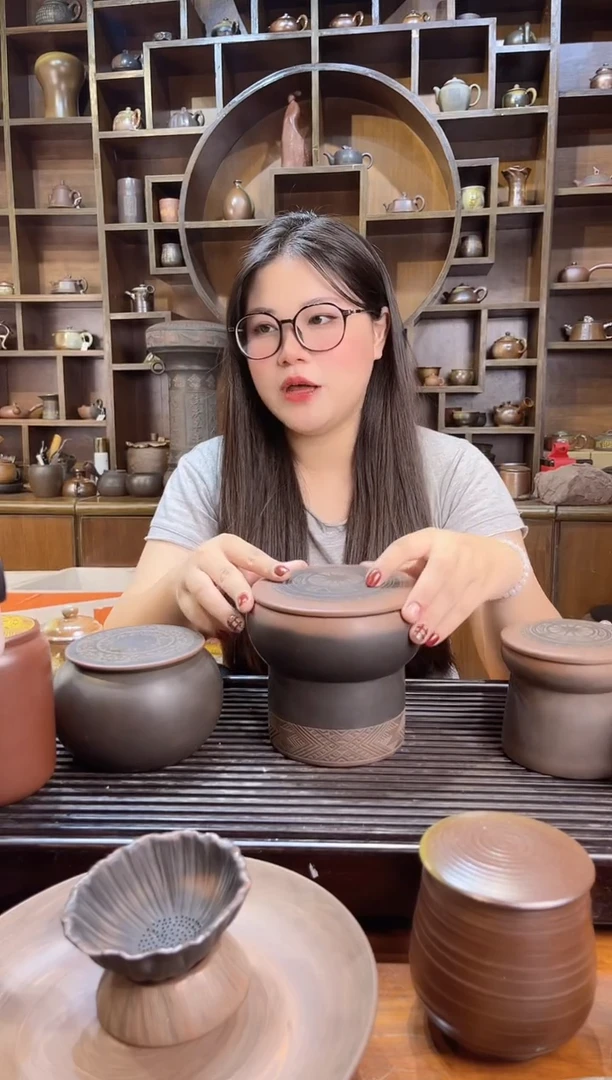 钦州坭兴陶原矿泥料 铜鼓