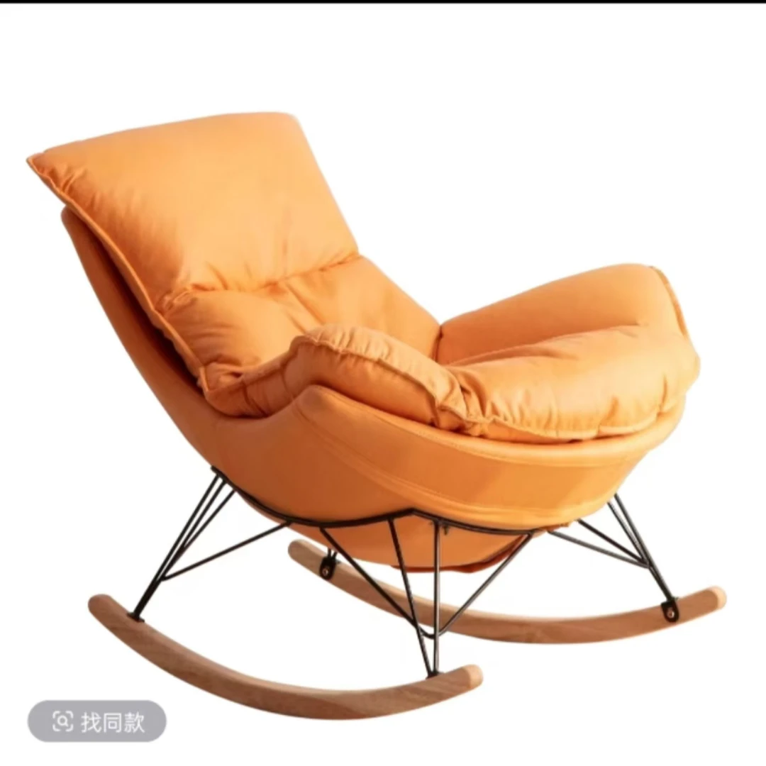 摇摇摇轻奢躺椅实木框架