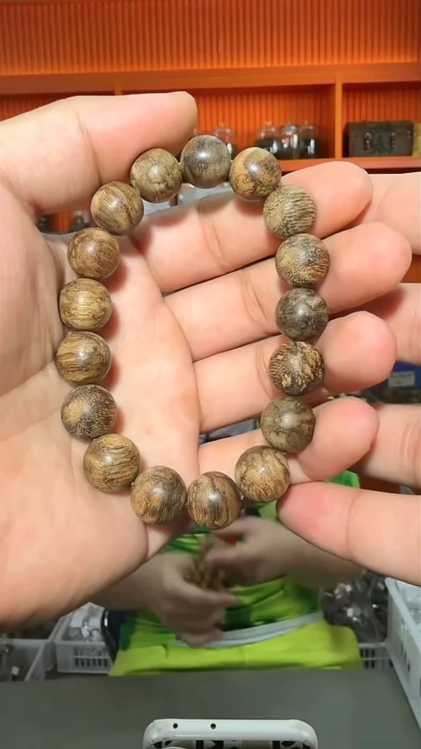 沉香手串67号单圈达拉干1.3多样性发一