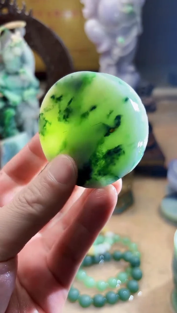 未镶嵌挂件翡翠A货张麦8543