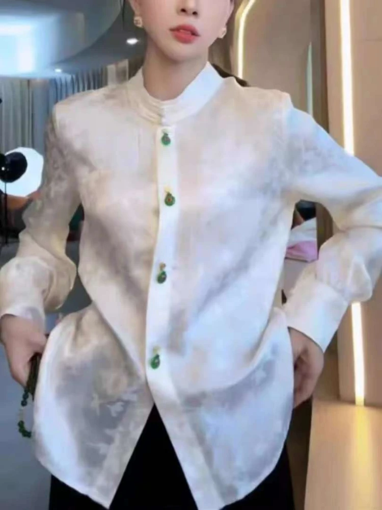 【济州岛1】新中式国风长袖衬衫
