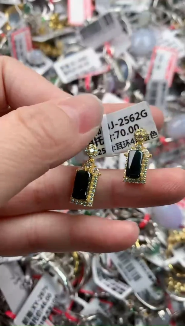 银S925镶嵌戒指翡翠2121---3