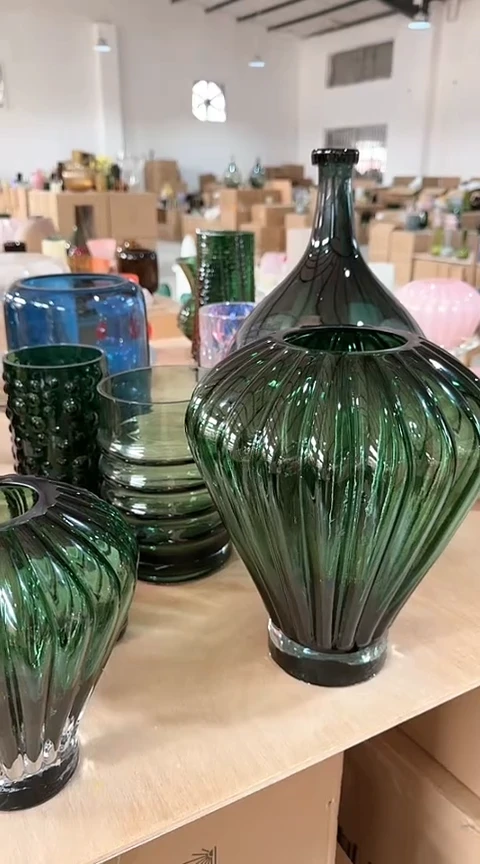 【闪购商品】玻璃绿色热气球