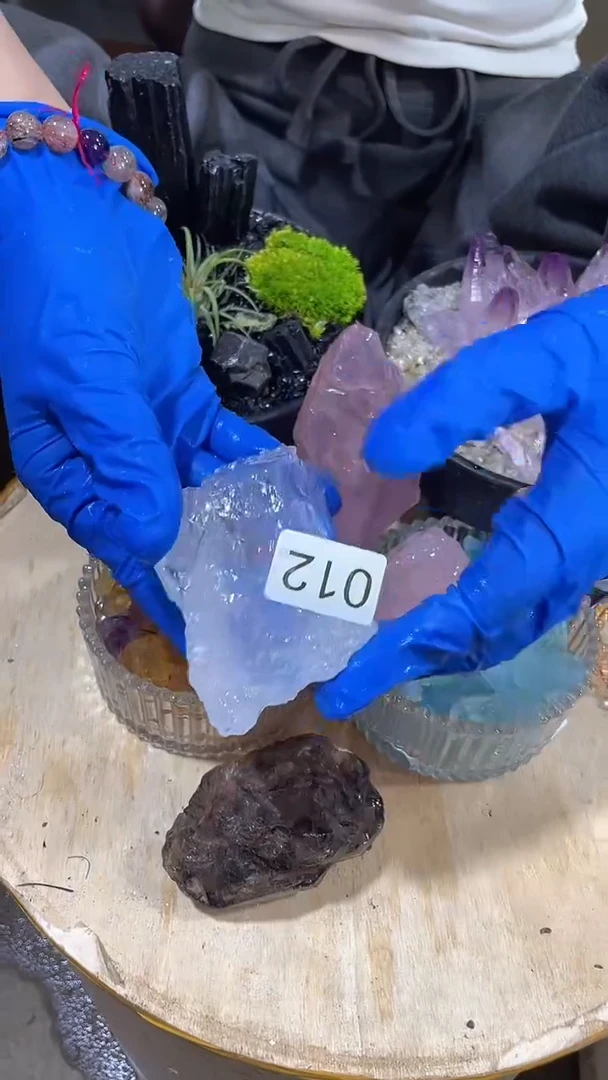 未镶嵌珠宝半成品水晶白阿塞-12