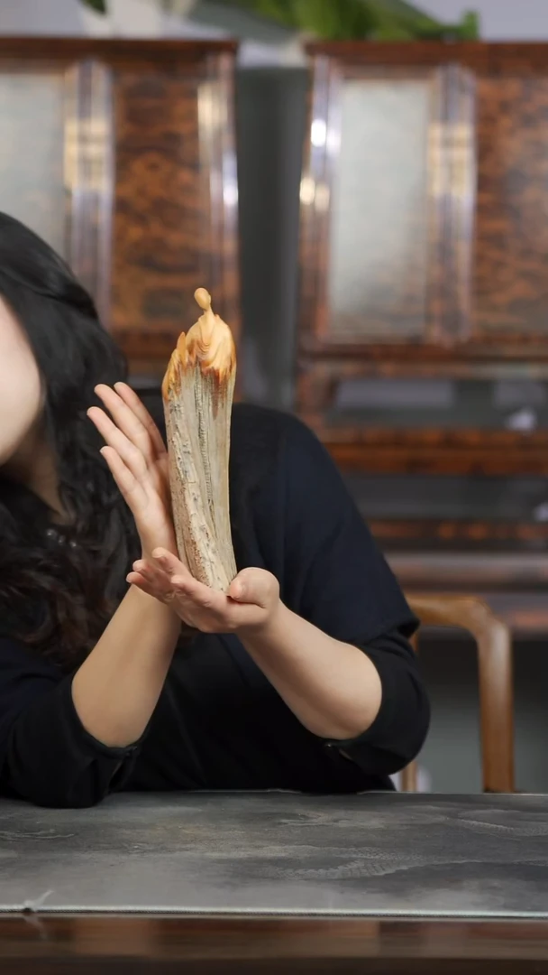柏木（崖柏）手作精工无相摆件*913