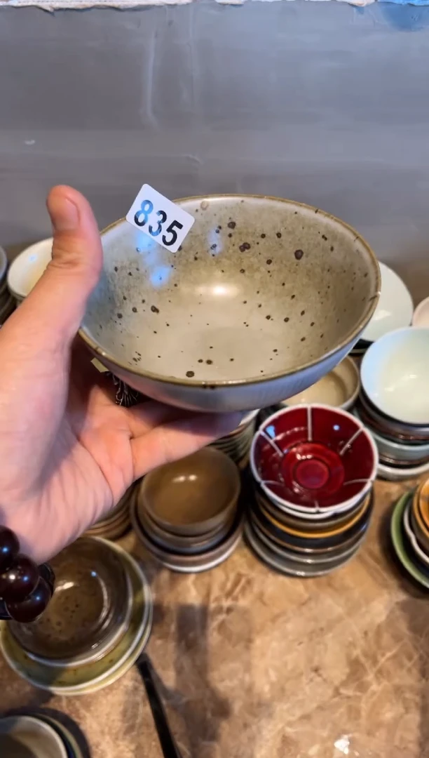 【闪购商品】瓷片835 燕麦麻点小碗（2个哦）