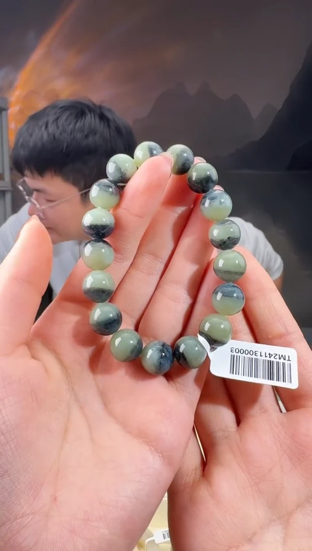 未镶嵌手串和田玉手串卡12