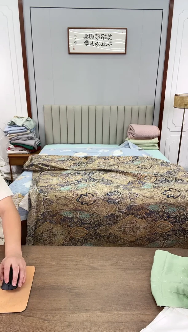 棉数码印花全棉床单230*245cm